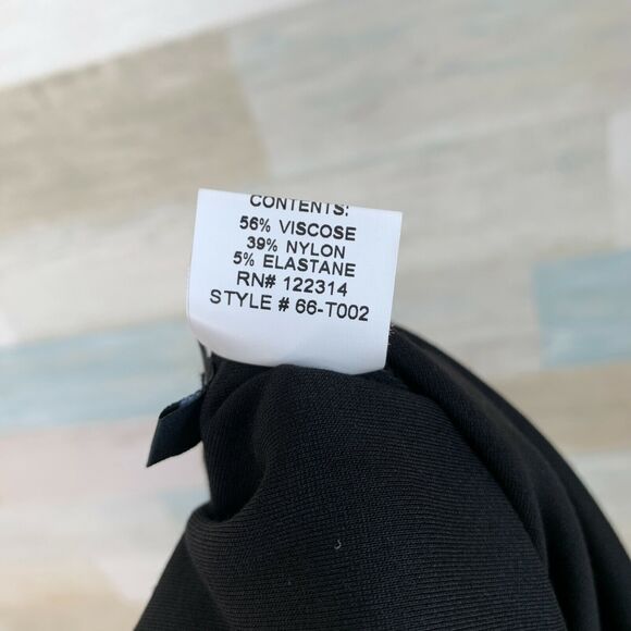 Peace Of Cloth NY Panticular Oversized Cape Jacket Black Button Up Womens 2 - Picture 8 of 8